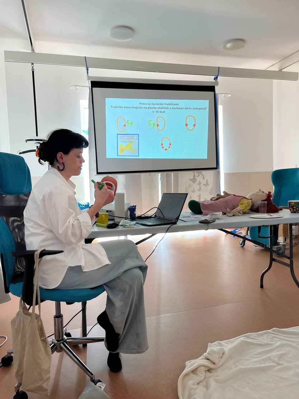 Speech therapy professional training session